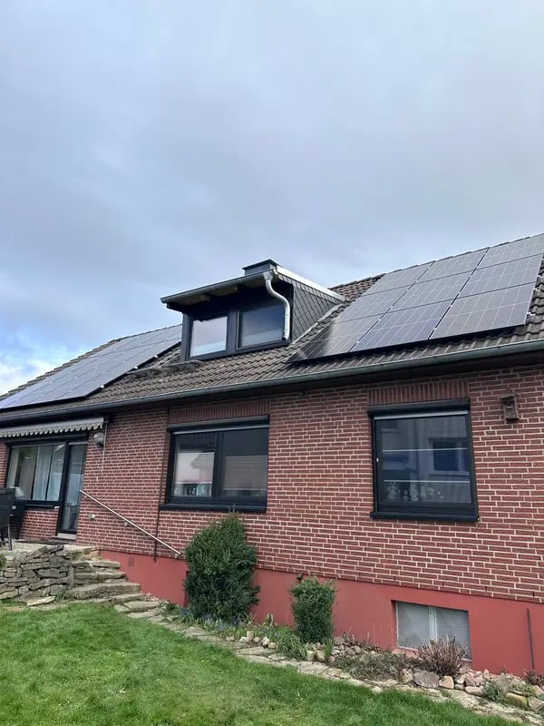 Referenz: Solaranlage, Hochformat
